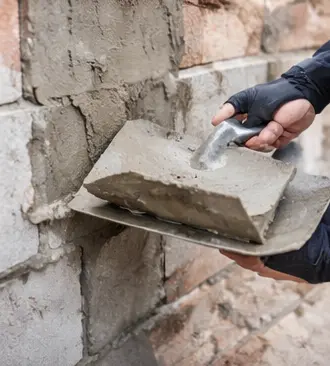 Réalisation mortier