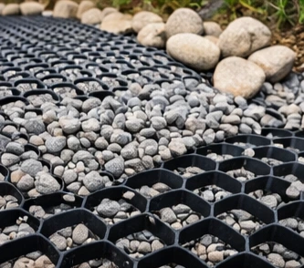 Réalisation gravier