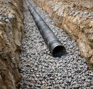 Réalisation gravier